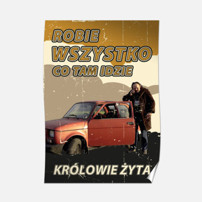 Plakat B2 Adam Mechanik kultowy tekst