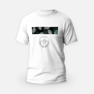 Koszulka T-shirt biała męska Po prostu tu i teraz - PoProstuTuIteraz