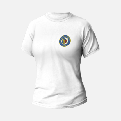 Koszulka T-shirt biała damska Herb klubu - OKS Olesno
