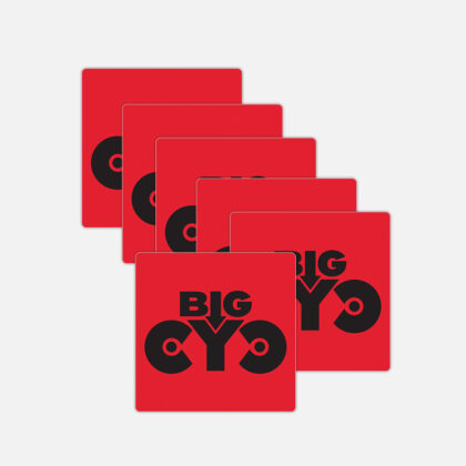 Arkusz magnesów 54.6x11cm Logo v.1 - Big Cyc