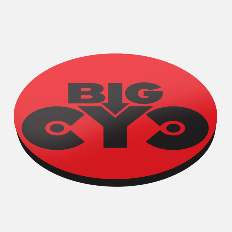 Podkładka pod kubek korek okrągła Logo v.1 - Big Cyc