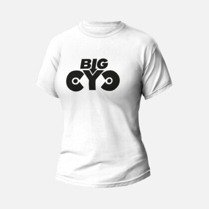 Koszulka T-shirt biała damska Logo v.1 - Big Cyc