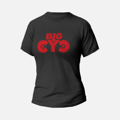 Koszulka T-shirt czarna damska Logo v.1 - Big Cyc