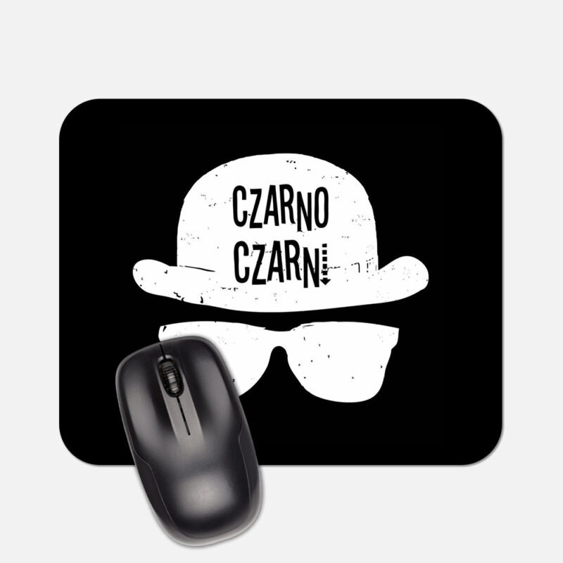 Podkładka pod mysz 23x19cm Logo - Czarno Czarni