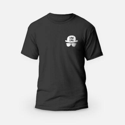 Koszulka T-shirt czarna męska Logo - Czarno Czarni