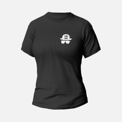 Koszulka T-shirt czarna damska Logo - Czarno Czarni
