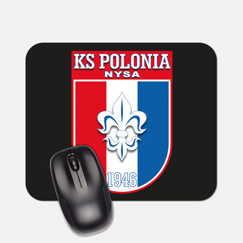 Podkładka pod mysz 23x19cm KS Polonia Nysa Herb Klubu - KS Polonia Nysa