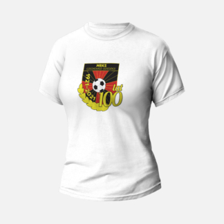 Koszulka T-shirt biała damska Logo 100 lat - MRKS Czechowice-Dziedzice