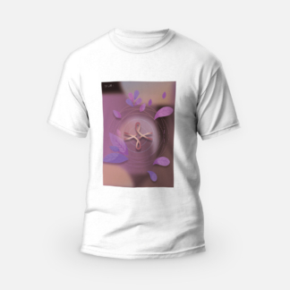Koszulka T-shirt biała męska Linia Moon Linia Moon_Energia - IUS Artis