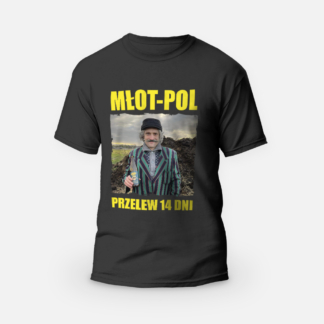 Koszulka T-shirt czarna męska Handlarz Młot-Pol - Przelew 14 dni - Królowie Żyta