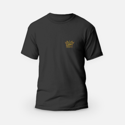 Koszulka T-shirt czarna męska Dożynkowy symbol Korony - Królowie Żyta