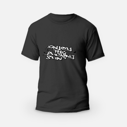 Koszulka T-shirt czarna męska #ETFS #ETFS - Drakulowe Motolove