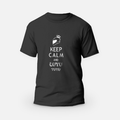 Koszulka T-shirt czarna męska TROCHĘ HUMORU KEEP CALM - Drakulove
