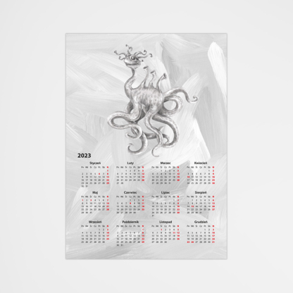 Kalendarz plakatowy 29.7x42cm Smoki Nessie - Running Up That Dream