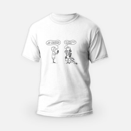 Koszulka T-shirt biała damska Odpoczynek - Kura