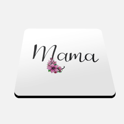 Podkładka pod kubek korek kwadratowa Mama kwiaty - Love Domowe