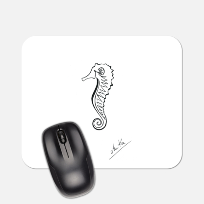 Podkładka pod mysz 23x19cm Zwierzęta Line Art Seahorse - Love Domowe