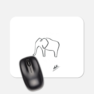 Podkładka pod mysz 23x19cm Zwierzęta Line Art Elephant - Love Domowe