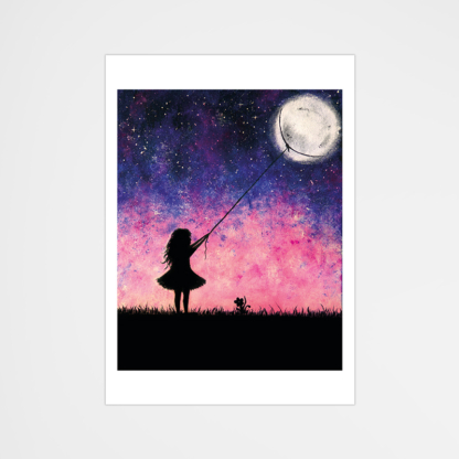 Plakat A3 29.7x42cm Nocą malowane Dreamer - Love Domowe
