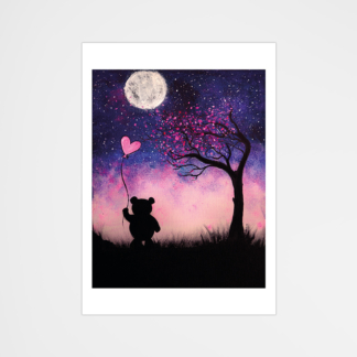 Plakat A3 29.7x42cm Nocą malowane Hope - Love Domowe