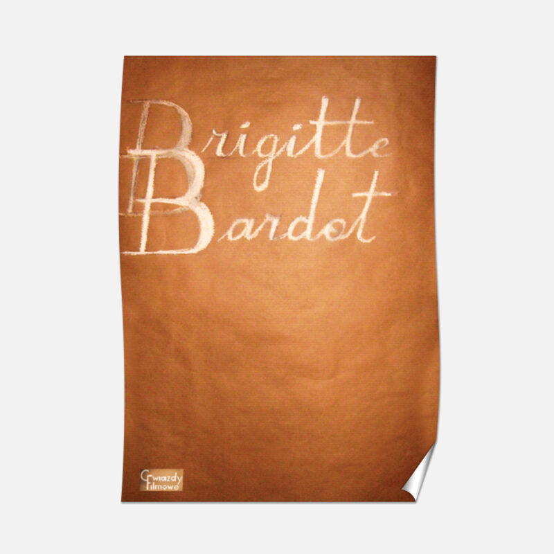 Plakat B2 50x70cm Seria plakatów filmowych Brigitte Bardot - IUS Artis