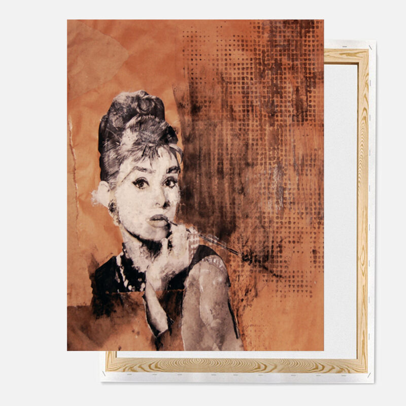 Obraz 30x40cm Seria plakatów filmowych Audrey Hepburn - IUS Artis