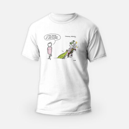 Koszulka T-shirt biała męska Ogrodniczy Ogrodniczy - Kura
